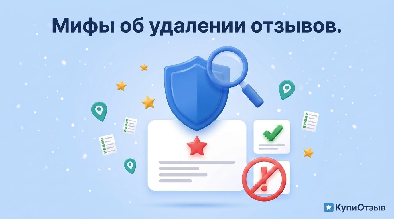 Мифы об удалении отзывов: что реально можно убрать с Яндекс Карт, 2ГИС и Отзовика