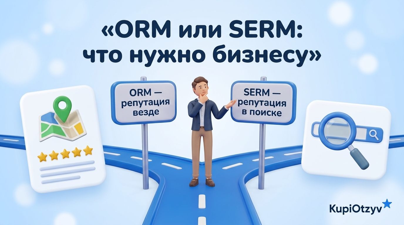 ORM или SERM: чем отличаются и что нужно вашему бизнесу