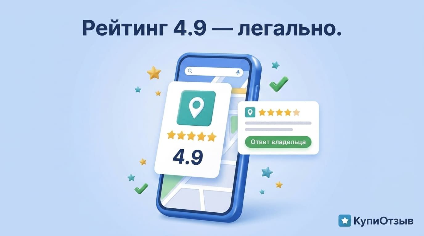 Как легально поднять рейтинг компании на Яндекс Картах: руководство 2026