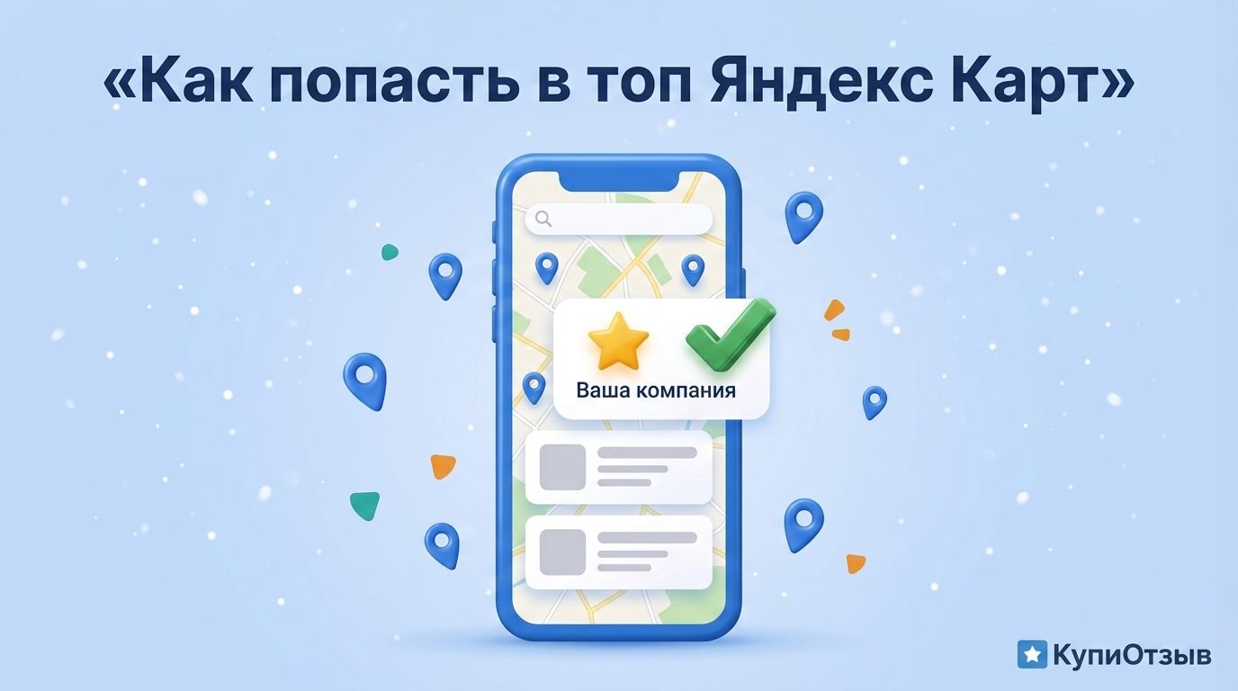 Как попасть в топ локальной выдачи Яндекс Карт: что реально влияет на позицию