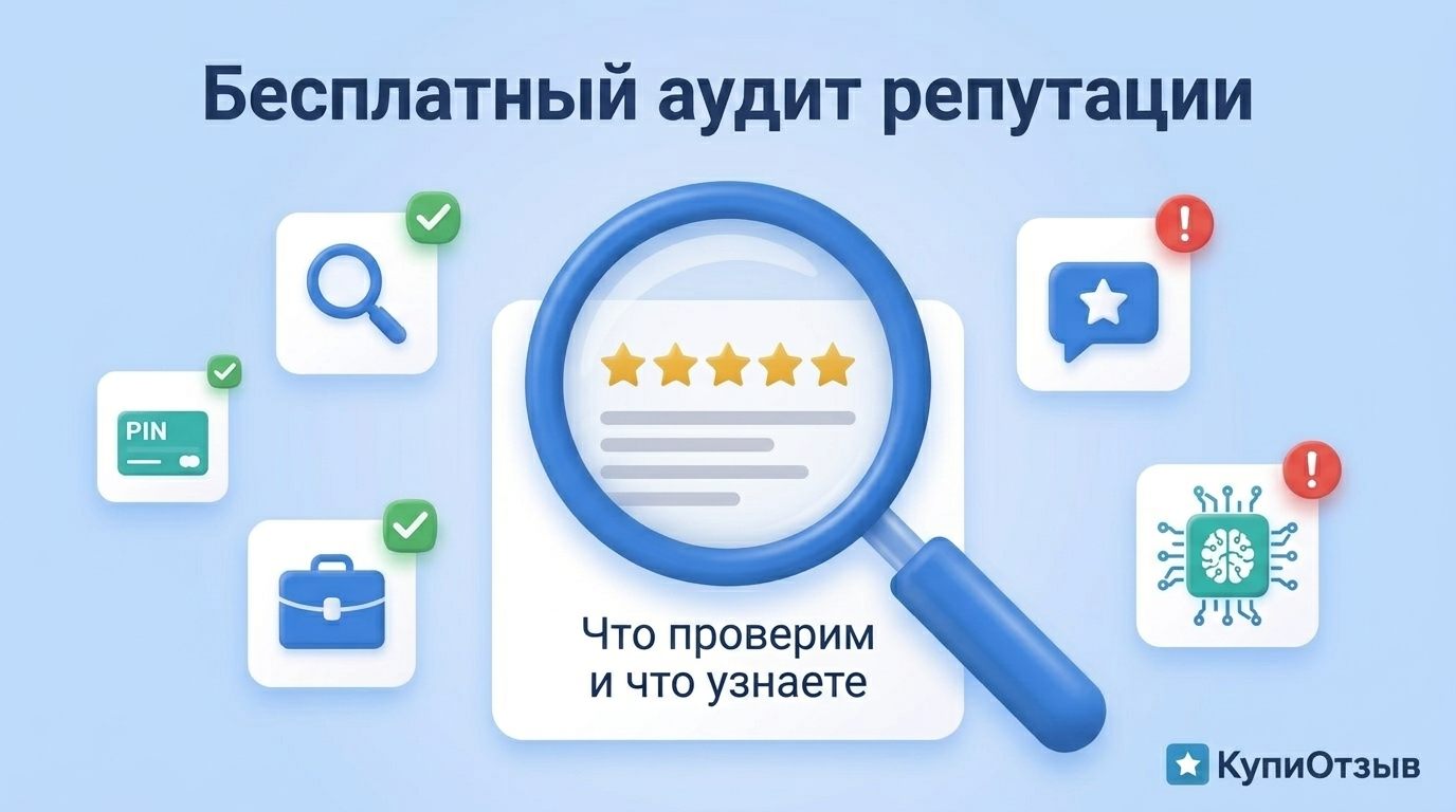 Бесплатный аудит репутации компании: что мы проверяем и что вы узнаете
