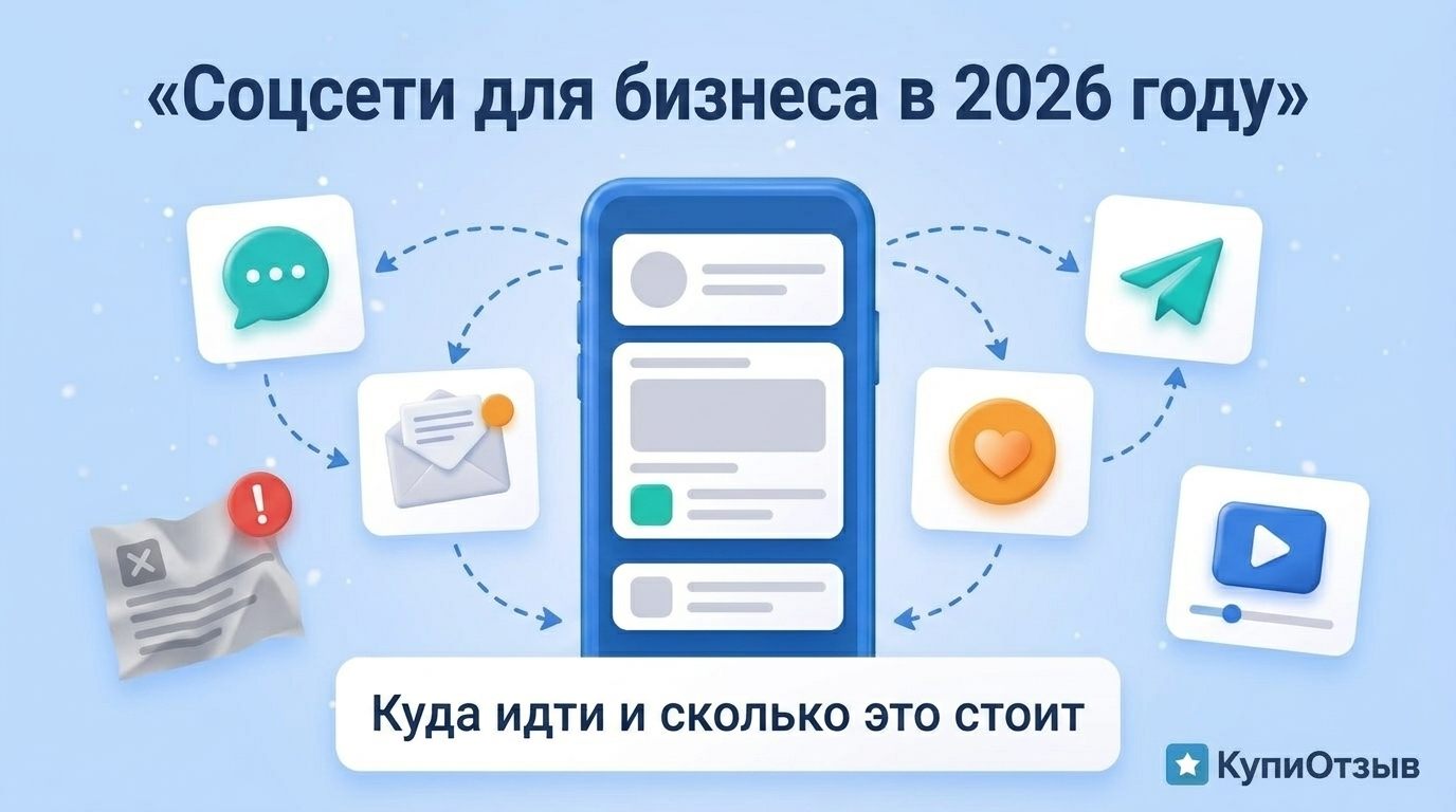 Соцсети для бизнеса в 2026 году: куда идти малому бизнесу и сколько это стоит