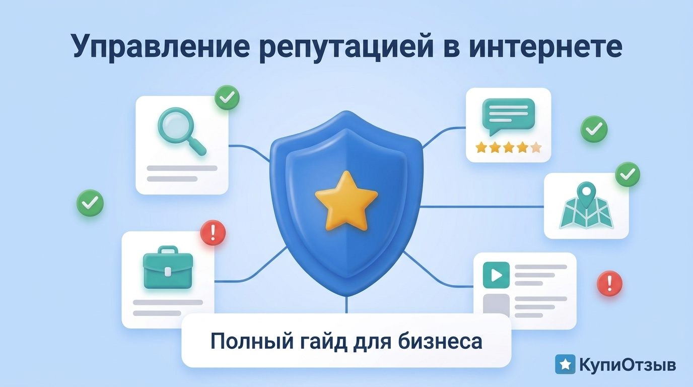 Управление репутацией в интернете: полный гайд для бизнеса