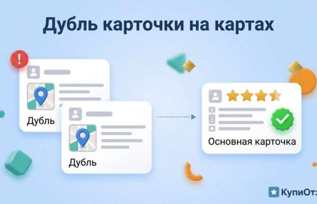 Дубль карточки на Яндекс Картах и 2ГИС: как найти и убрать
