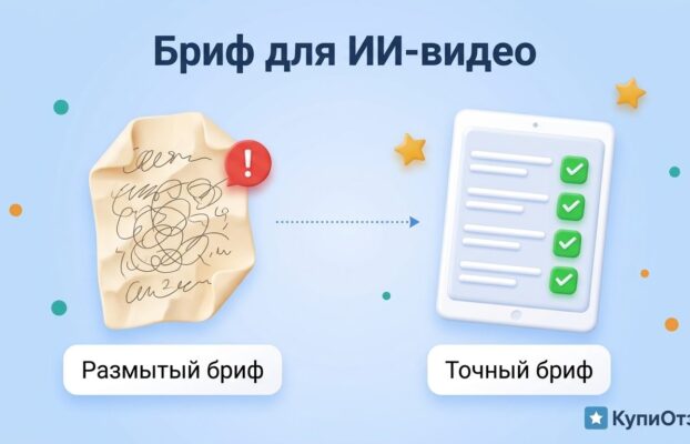 Как подготовить бриф для ИИ-видео: что поймёт нейросеть, а что нужно расписать