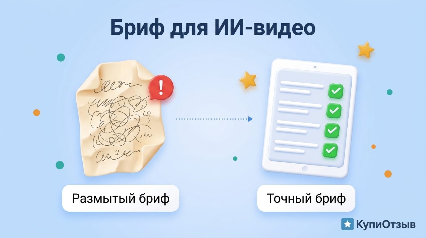 Как подготовить бриф для ИИ-видео: что поймёт нейросеть, а что нужно расписать