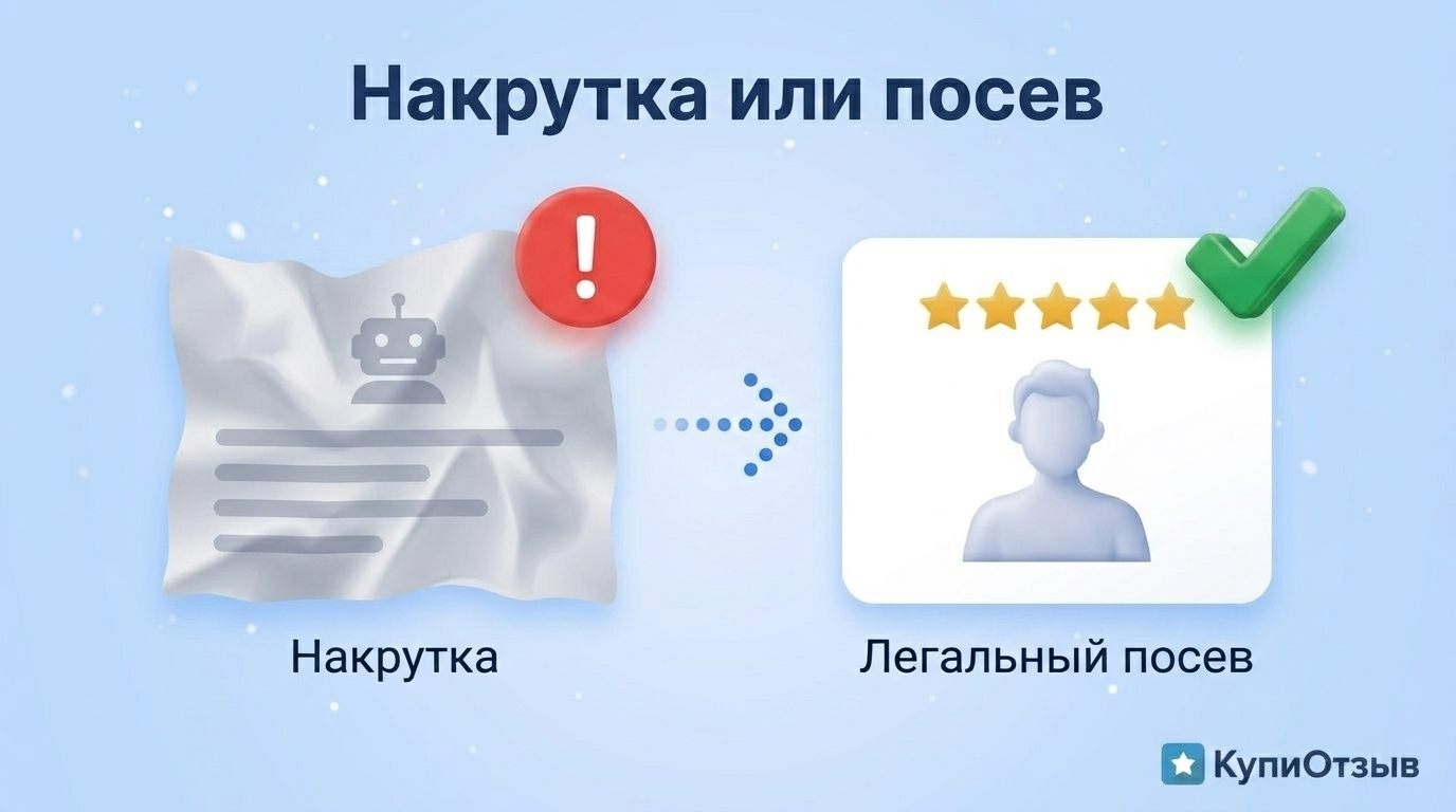Накрутка отзывов и комментариев: чем опасна и как отличить от легального посева