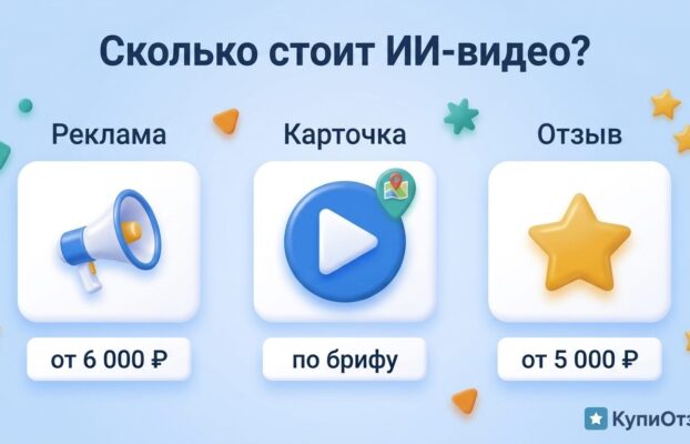 Сколько стоит ИИ-видео для бизнеса: разбор цен по всем форматам